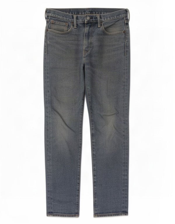 Мужские прямые джинсы Levi's 522 W30 L30 синие, хлопок