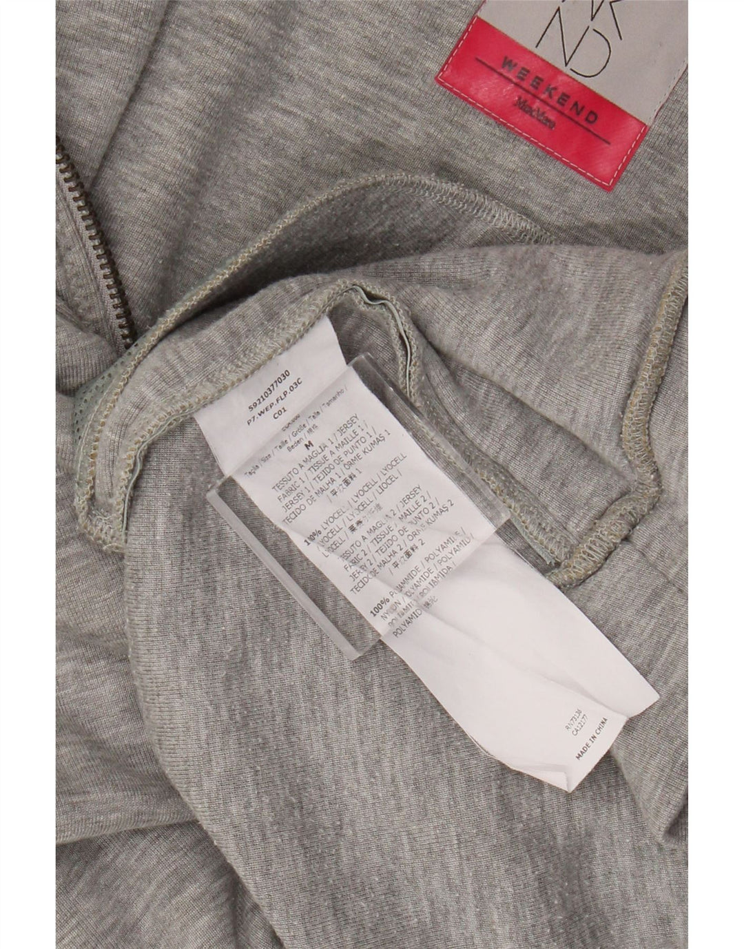 Женский свитер-свитшот Max Mara Weekend с рукавом 1/2, Великобритания 14, средний серый