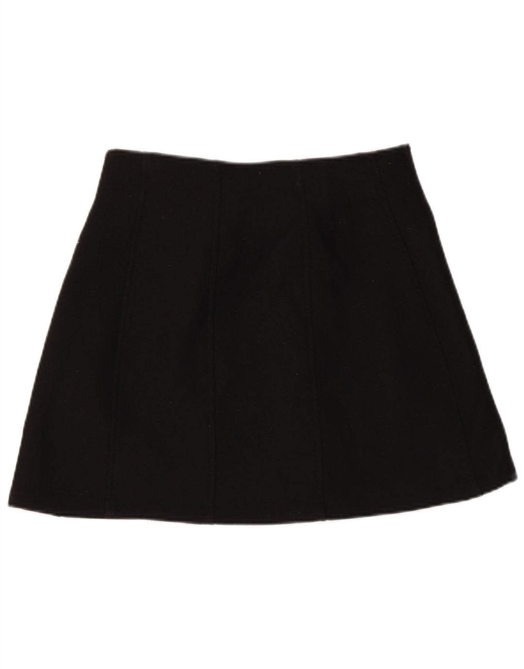 Женская мини-юбка Zara, маленькая W26, черная, полиэстер