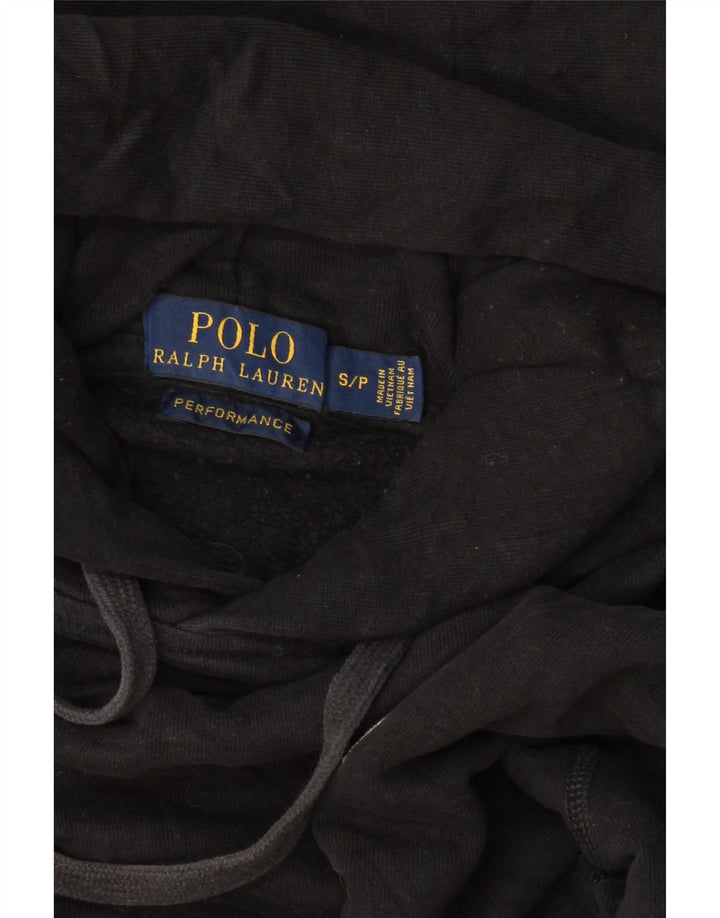 Женский джемпер с капюшоном оверсайз POLO RALPH LAUREN UK 10, маленький черный