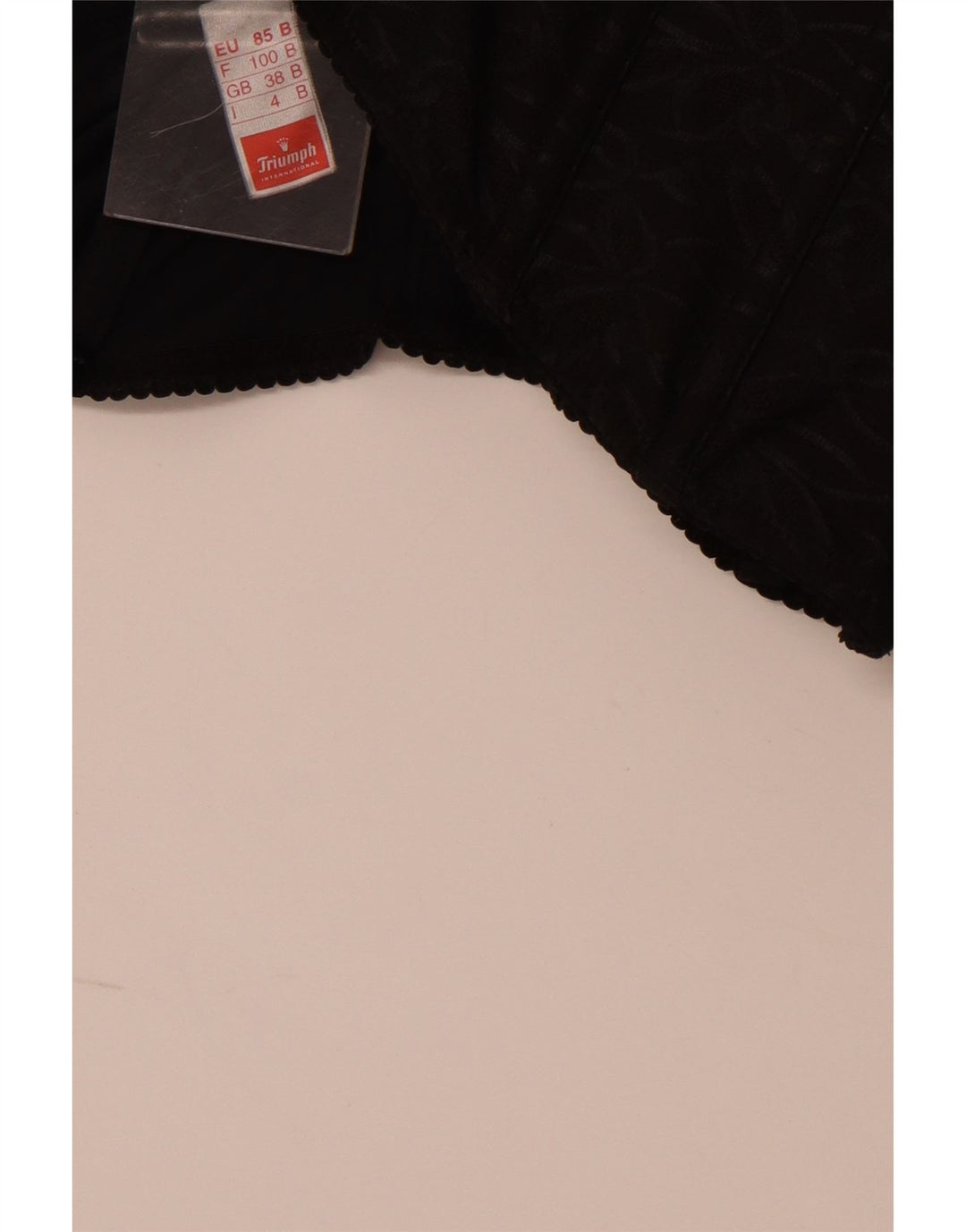 Женский укороченный корсетный топ TRIUMPH UK 4 XS, полиэстер, черный