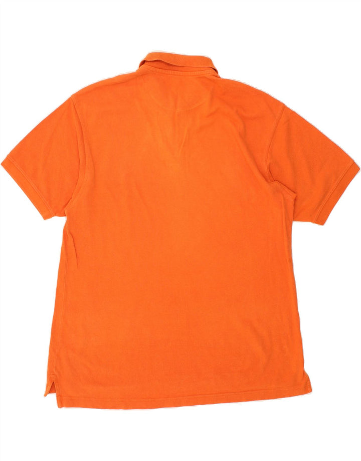 GAP Mens Polo Shirt Large Orange Cotton Vintage Gap and Second-Hand Gap from Messina Hembry 
