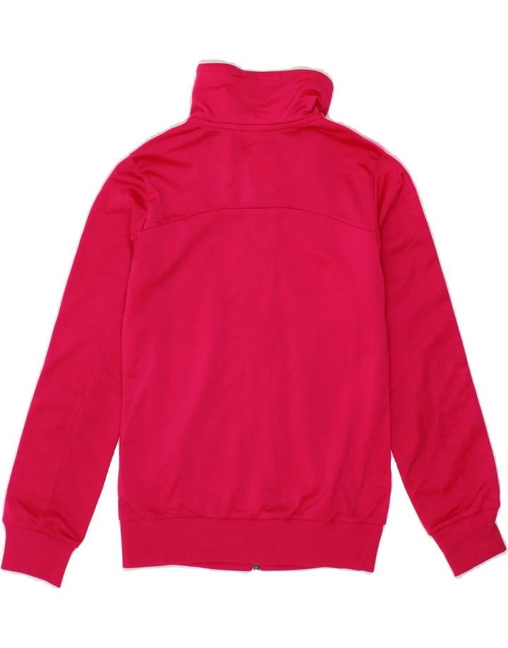 ADIDAS Girls Tracksuit Top Jacket 11-12 Years Red Polyester Vintage Adidas and Second-Hand Adidas from Messina Hembry 
