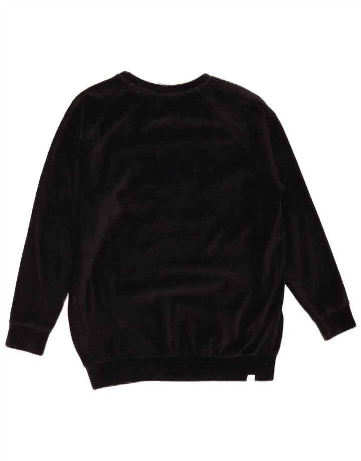 Женский свитер оверсайз с рисунком PUMA UK 12, средний черный хлопок