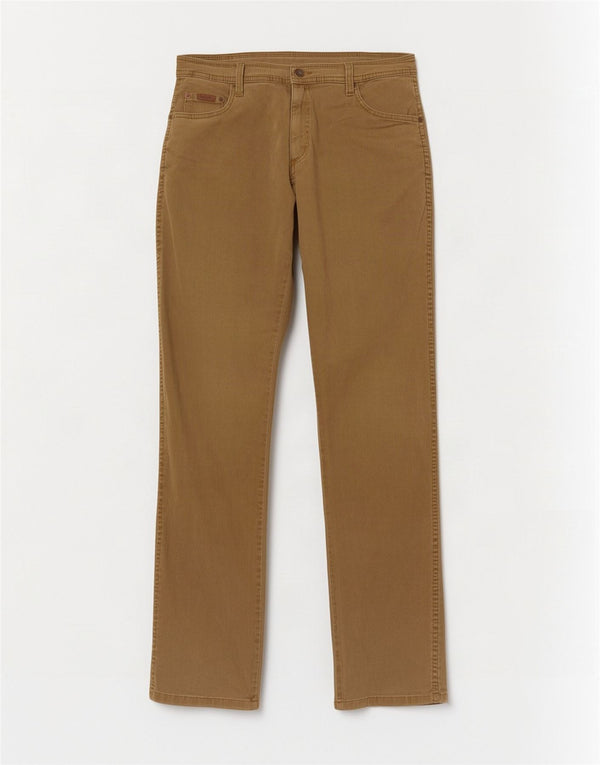 Мужские прямые повседневные брюки Wrangler Texas Stretch W34 L34, бежевый хлопок