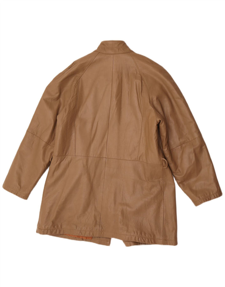 Женская кожаная куртка Renna IT 50 XL Коричневая