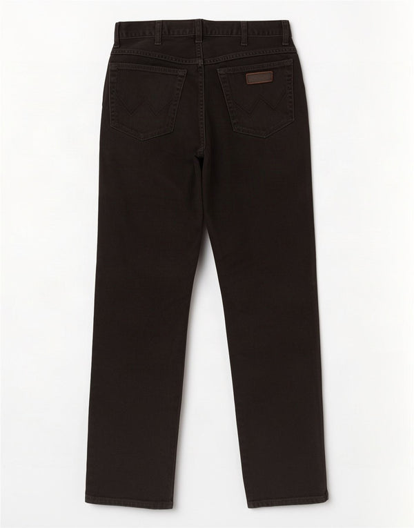 Мужские прямые джинсы Wrangler Texas W32 L32, черный хлопок
