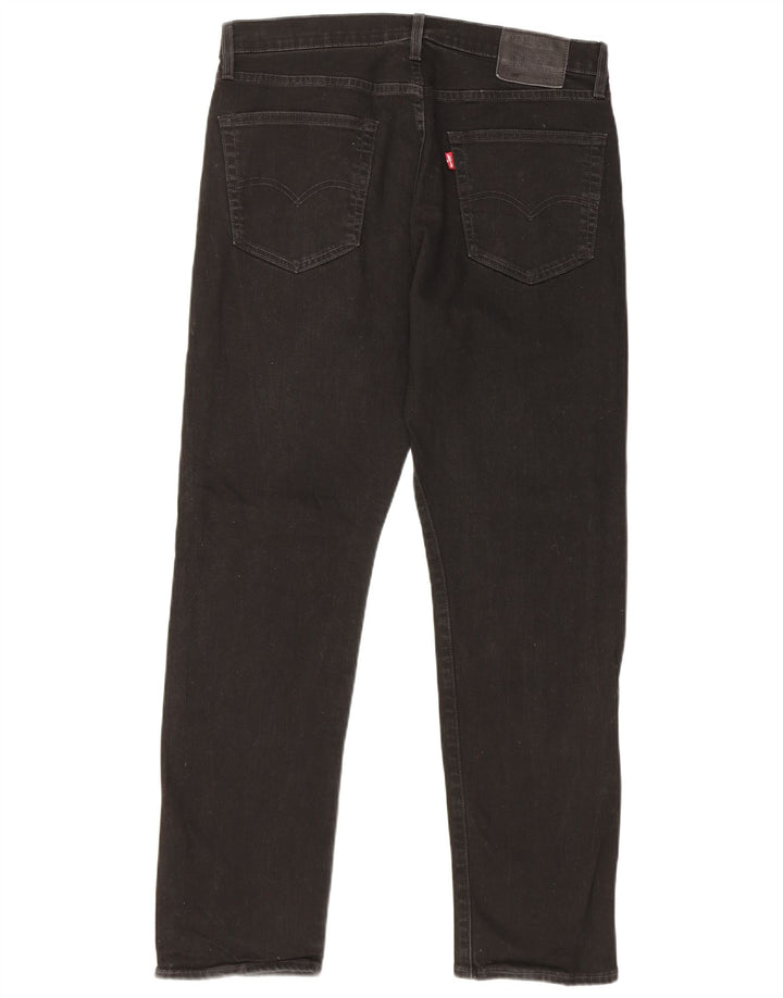 Мужские зауженные джинсы Levi's 502 W34 L32 черные