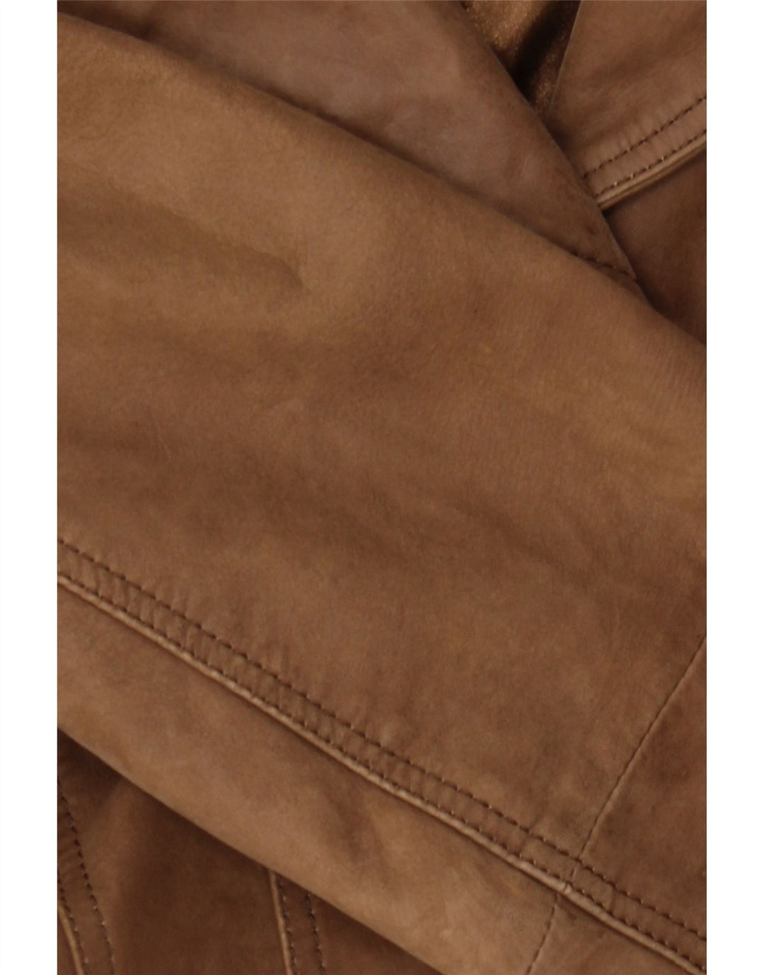 HEINE Женское кожаное пальто IT 38 XS Коричневое кожаное