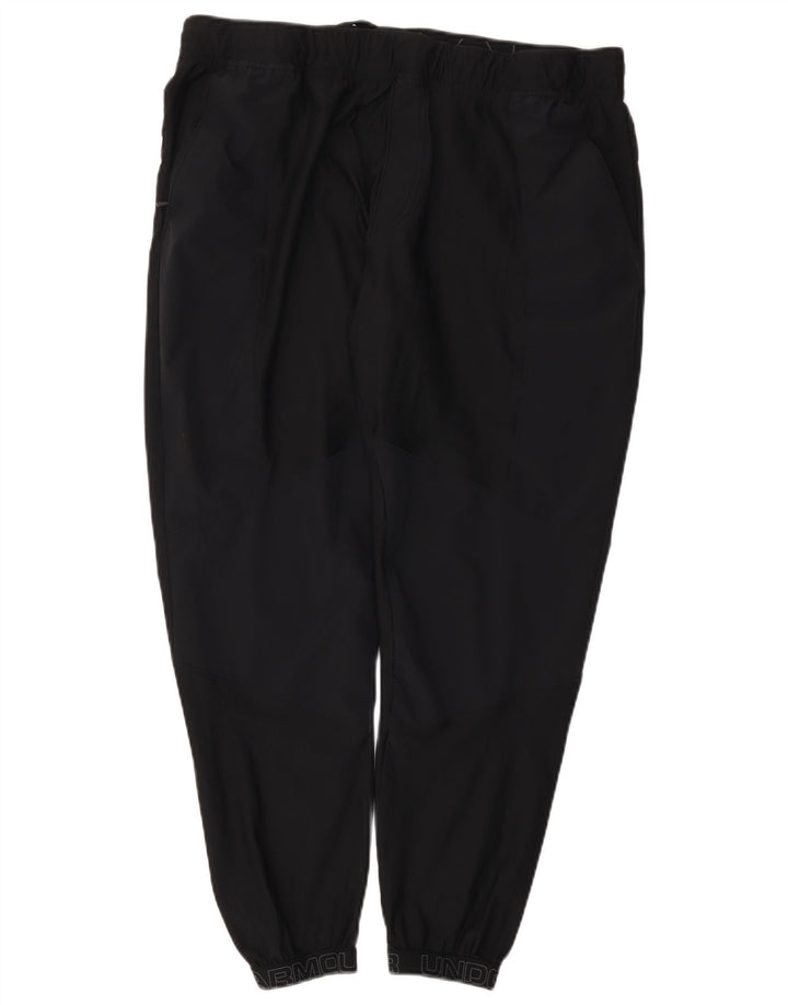 Мужские спортивные брюки с графическим рисунком Under Armour, джоггеры, 2XL, черный полиэстер