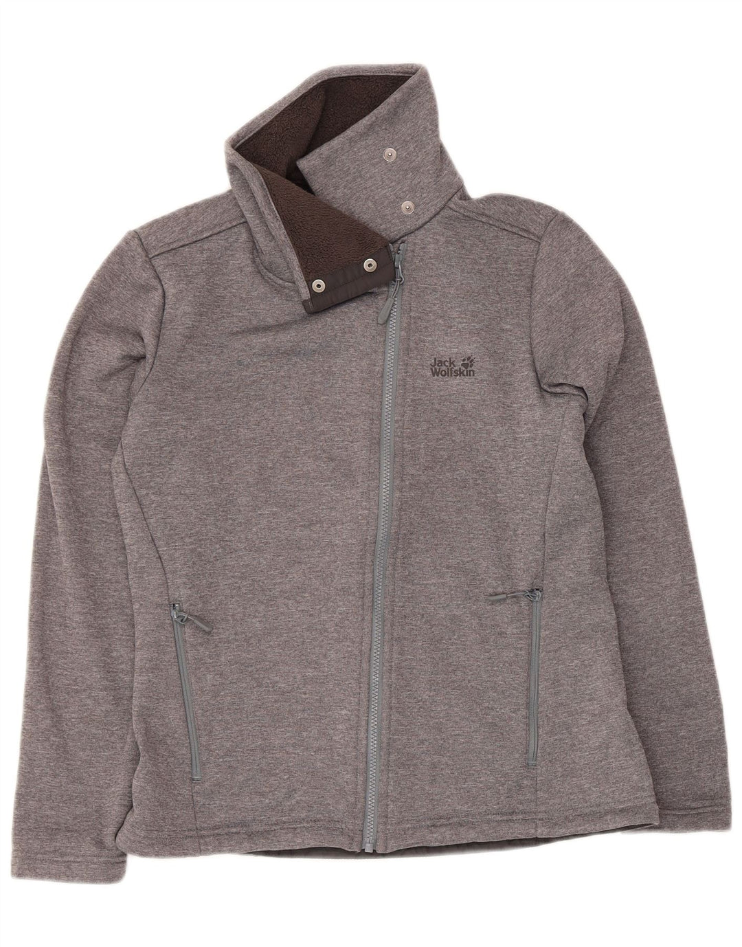Женский спортивный костюм Jack Wolfskin Top Jacket UK 14, средний серый в крапинку