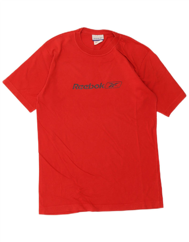 Мужская футболка с рисунком Reebok, маленький красный хлопок