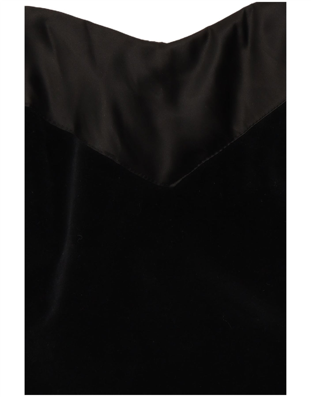 ВИНТАЖНОЕ женское бархатное платье с бретелькой на бретельках UK 10, маленькое черное