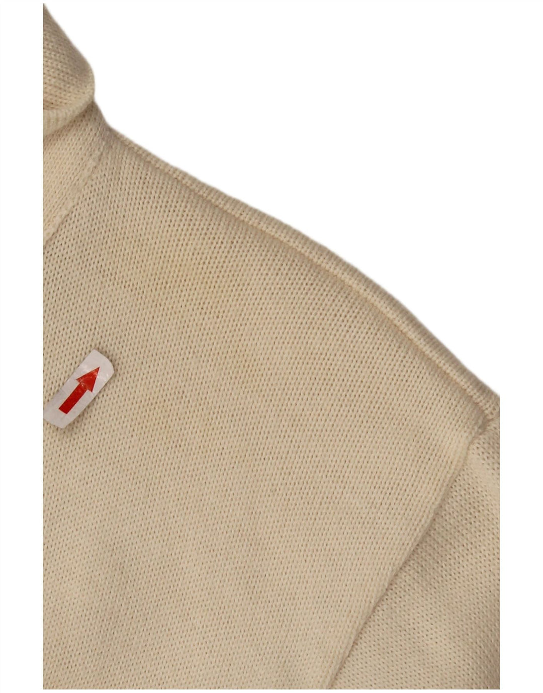 Женская трикотажная блузка-рубашка CIRO ESPOSITO UK 14, большая белая шерсть