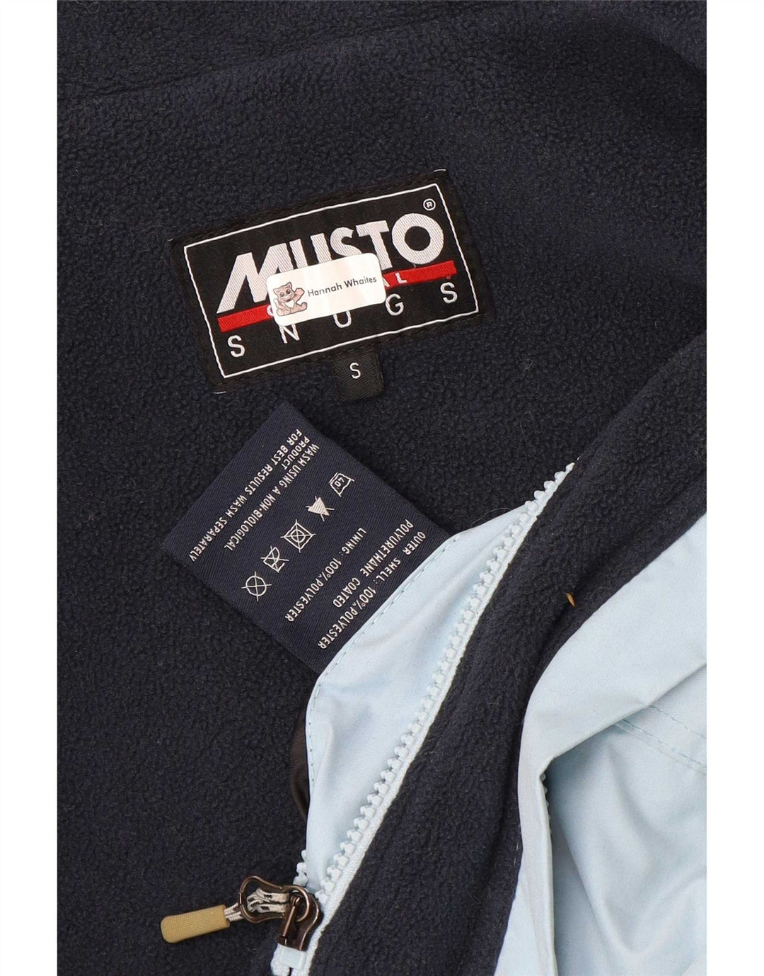 Мужская куртка-бомбер Musto UK 36, маленькая, синяя, полиэстер