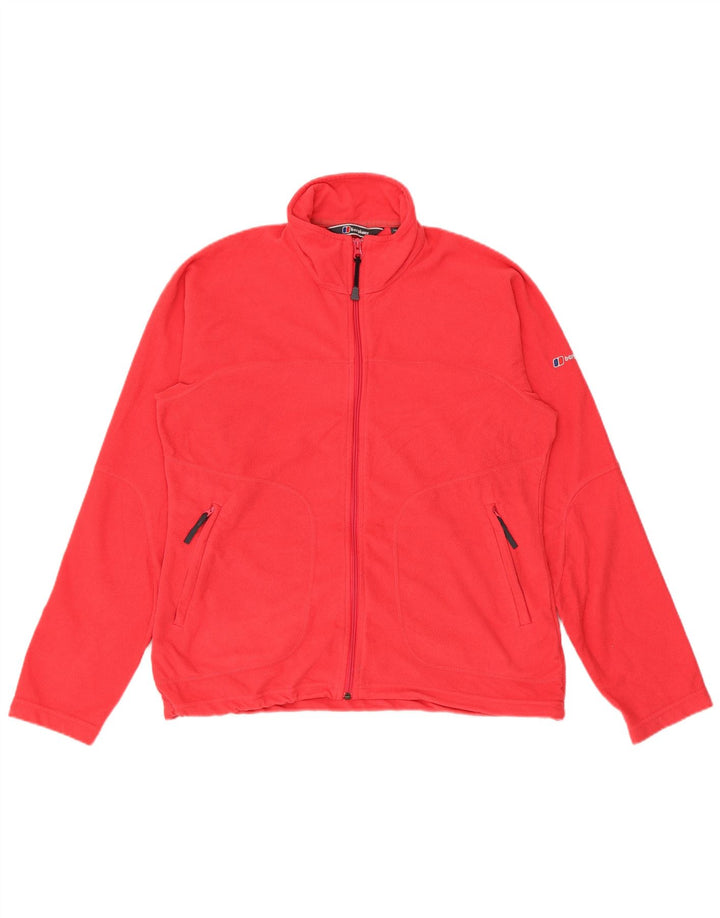 Женская флисовая куртка Berghaus UK 14, большой розовый полиэстер