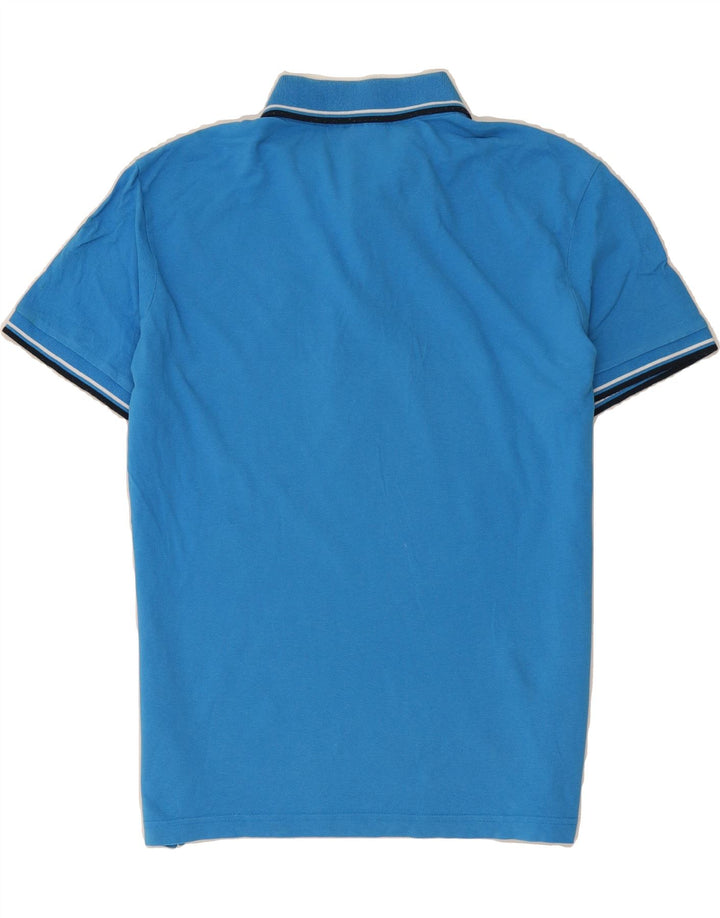 DIADORA Mens Polo Shirt Large Blue Cotton Vintage Diadora and Second-Hand Diadora from Messina Hembry 