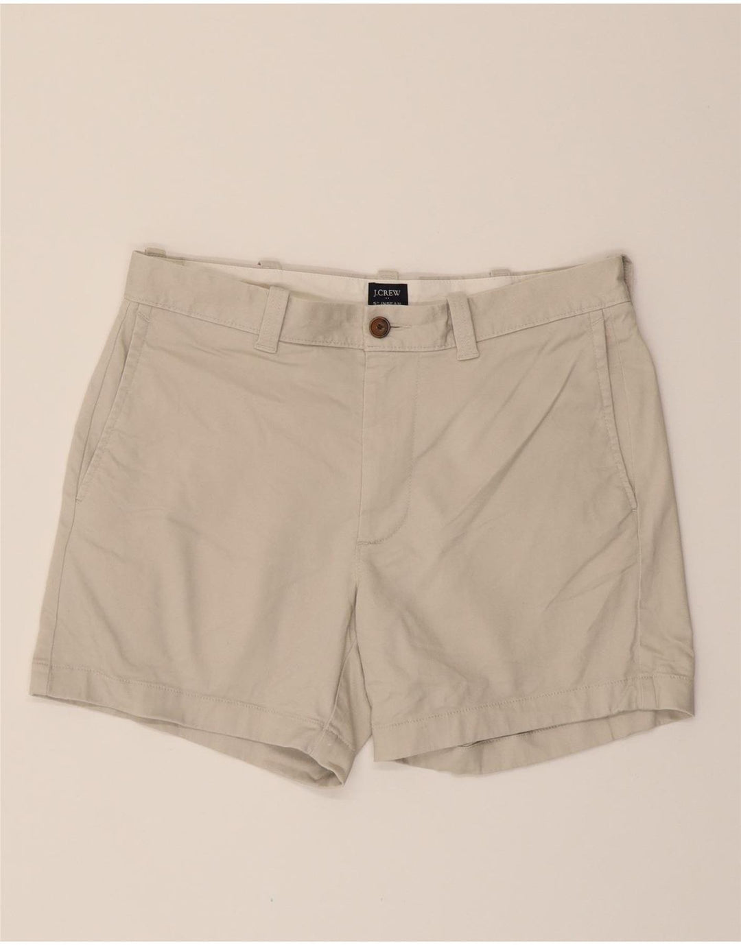 J. CREW Womens Chino Shorts W31 Medium  Grey Cotton Vintage J. Crew and Second-Hand J. Crew from Messina Hembry 