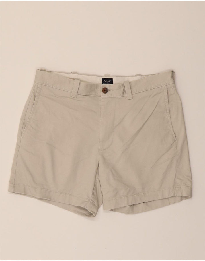 J. CREW Womens Chino Shorts W31 Medium  Grey Cotton Vintage J. Crew and Second-Hand J. Crew from Messina Hembry 