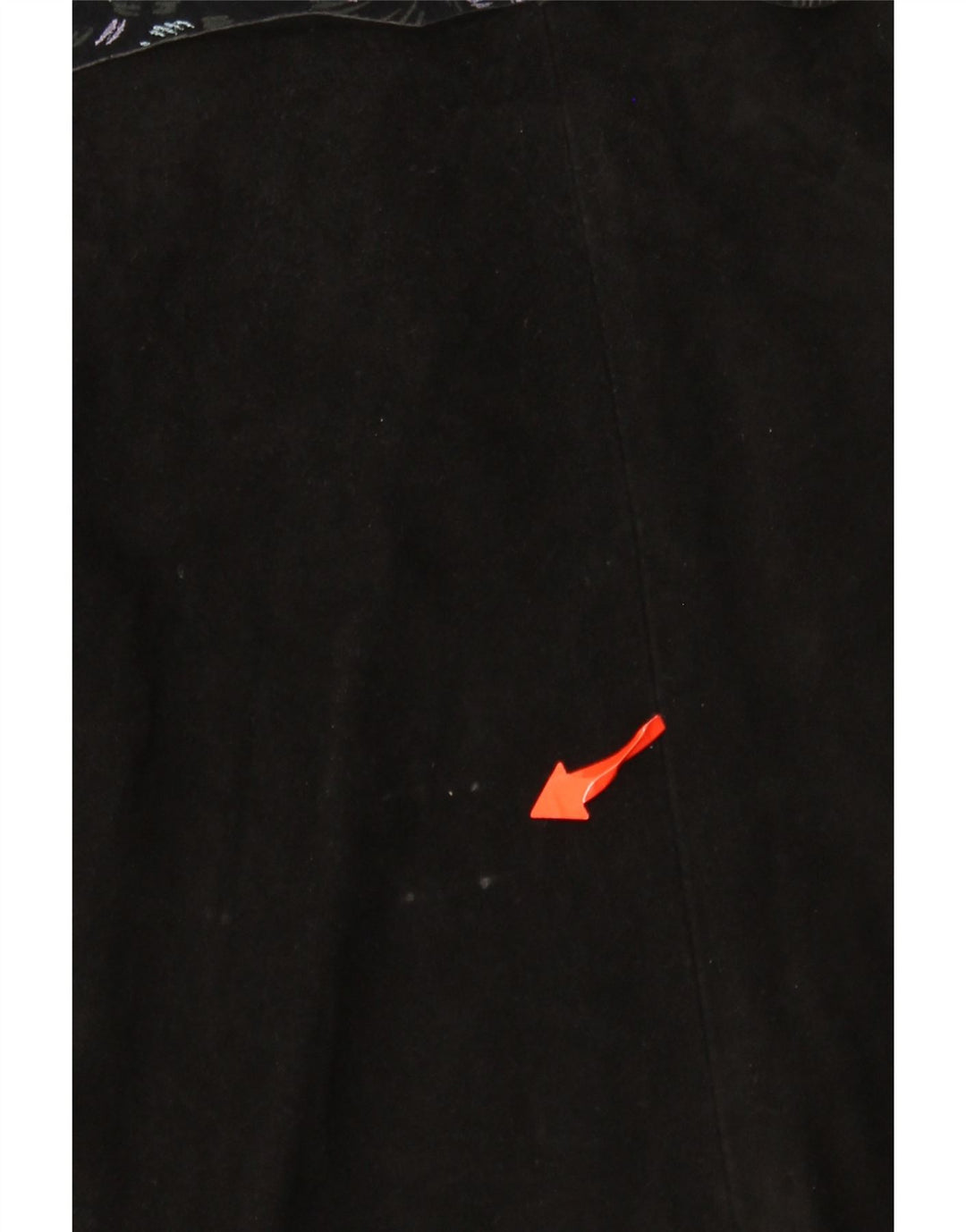 ВИНТАЖНАЯ женская юбка с запахом W30, средний черный с цветочным принтом