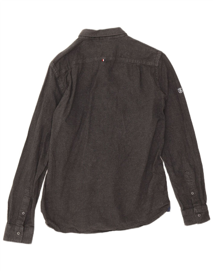 Мужская фланелевая рубашка Superdry 2XL, серый хлопок