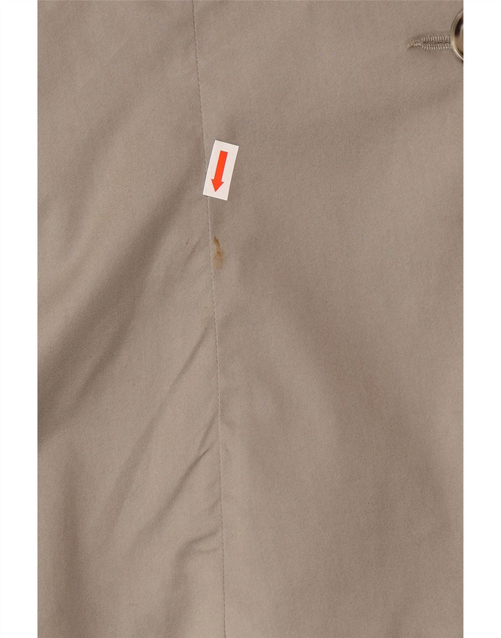 Armani Jeans Женский пиджак на 2 пуговицах США 14 XL Серый хлопок