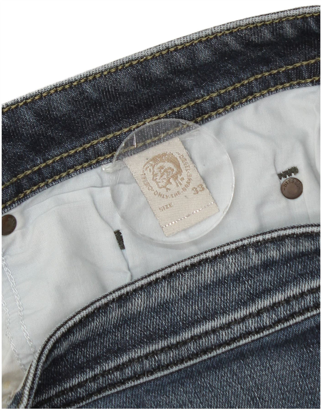 Мужские прямые джинсы Diesel W33 L27 синие