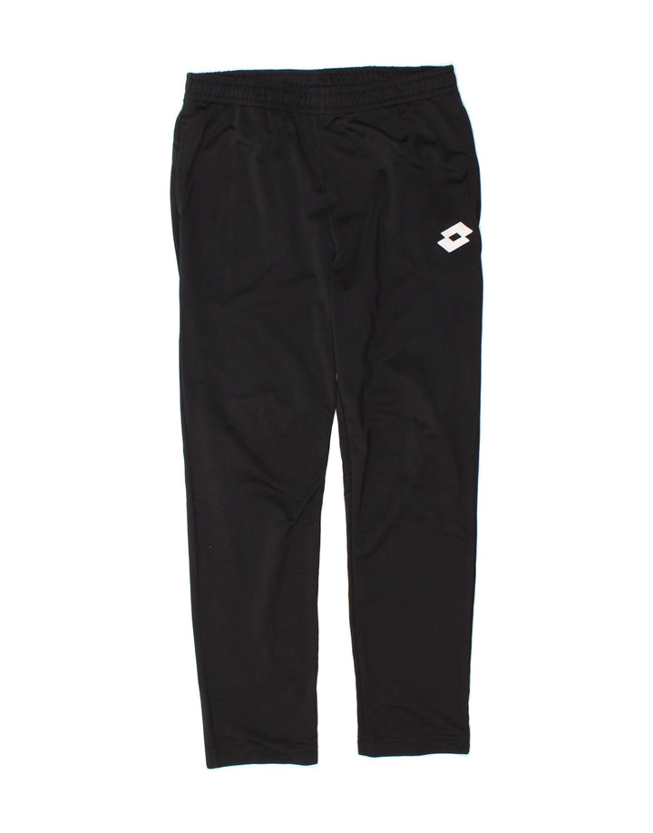 LOTTO Mens Tracksuit Trousers Small Black Polyester Vintage Lotto and Second-Hand Lotto from Messina Hembry 