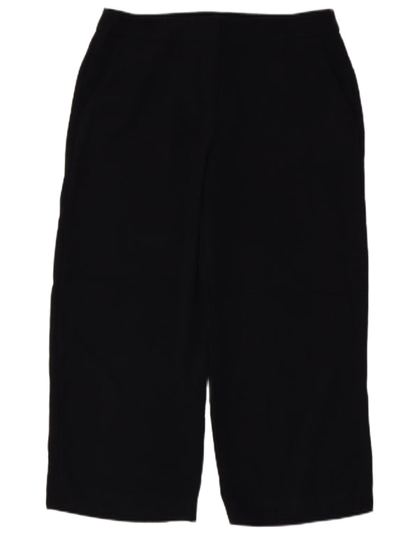 Женские укороченные брюки широкого кроя Hobbs UK 12 Medium W32 L24 Темно-синие