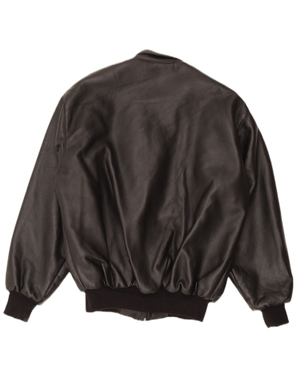 Мужская кожаная куртка Pervin UK 42 XL черная