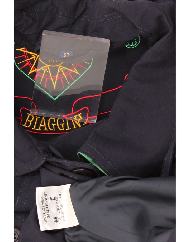 BIAGGINI Женский бомбер оверсайз IT 50 XL Темно-синий Полиэстер