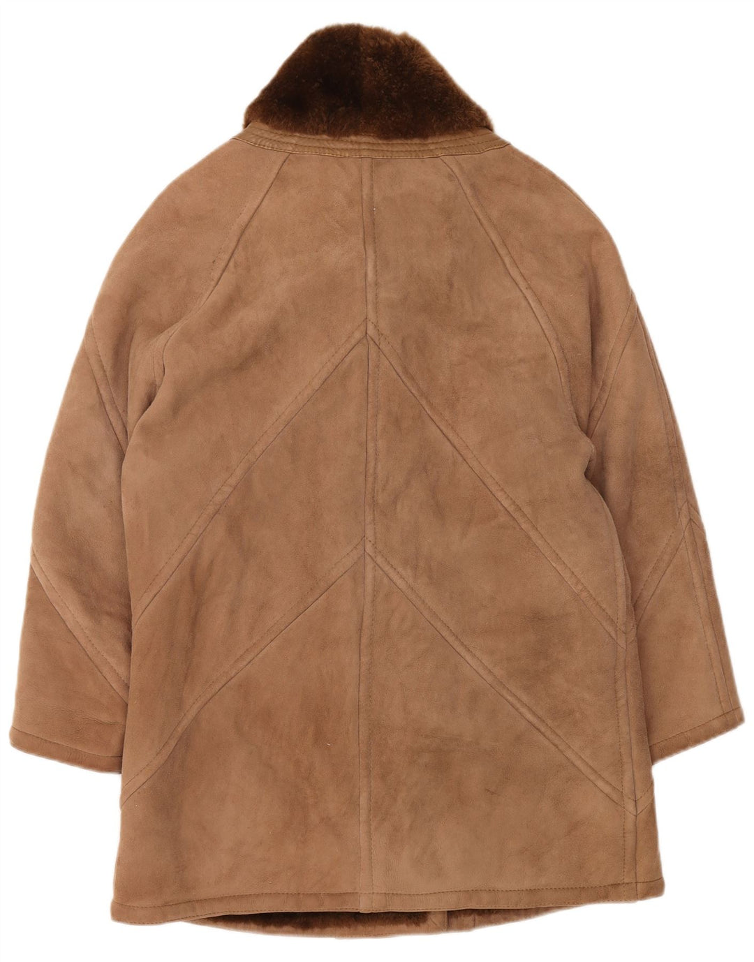 SMALBY Женская дубленка оверсайз UK 18 XL Коричневая