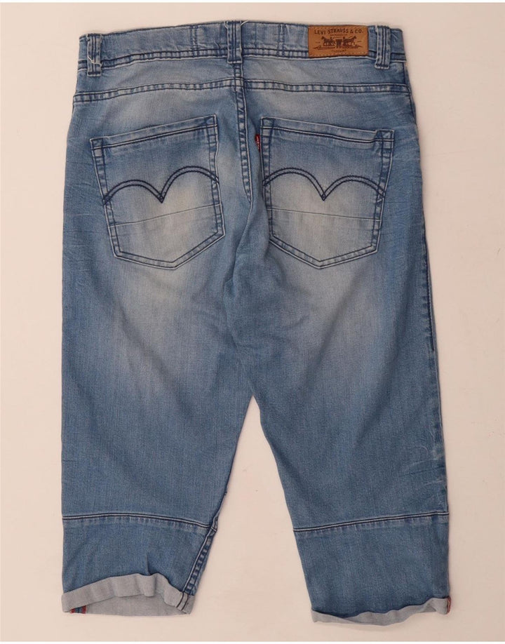 Джинсы-капри Levi's для мальчиков 15-16 лет W30 L16, синие, хлопок