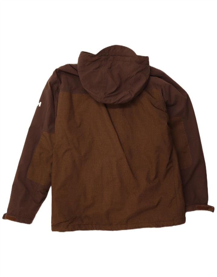 HELLY HANSEN Мужская куртка с капюшоном UK 42 XL Коричневый полиэстер