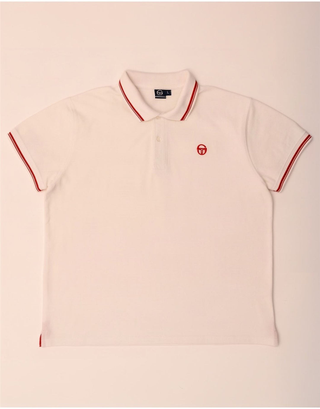 Мужская рубашка-поло Sergio Tacchini, большой белый хлопок