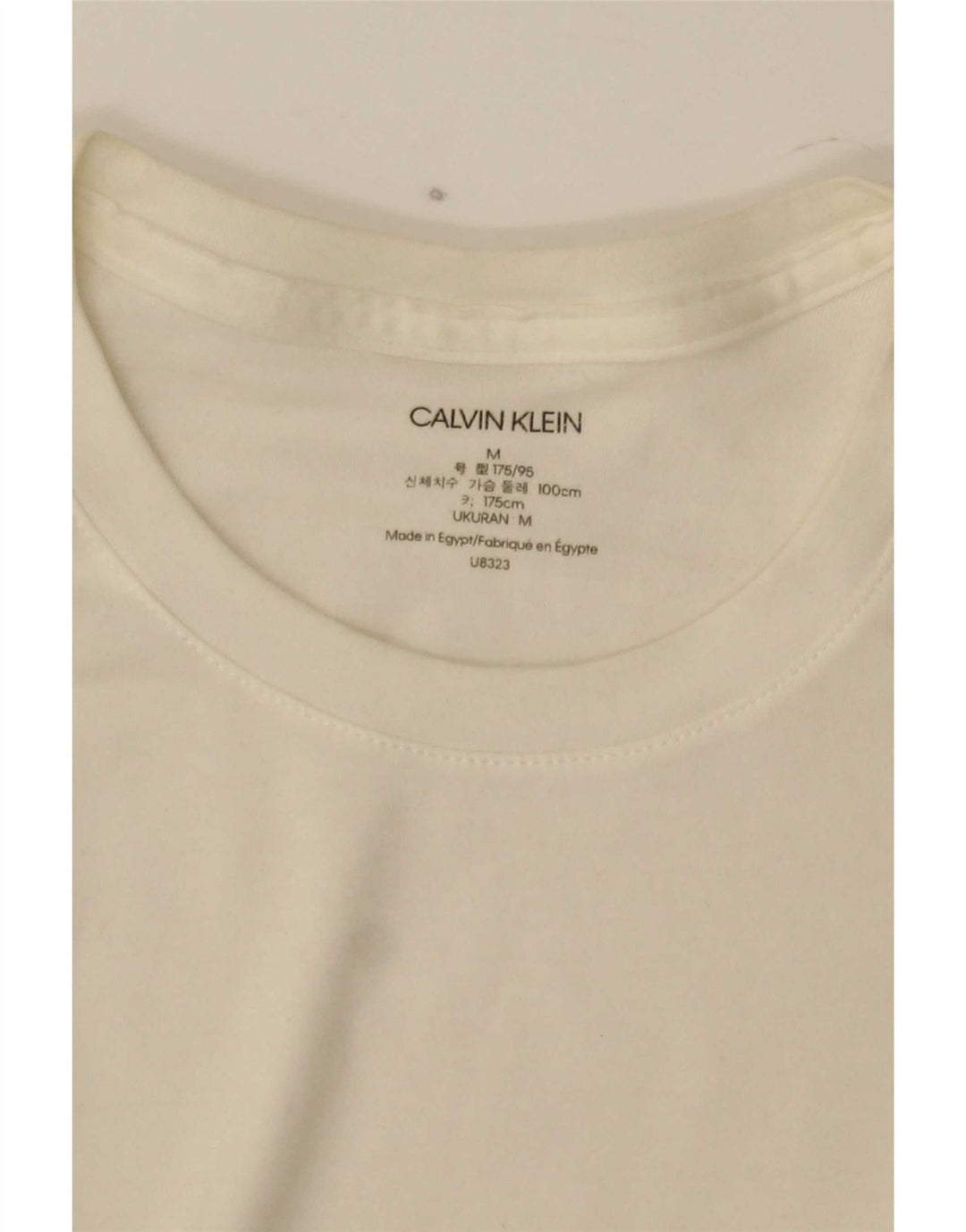 Calvin Klein Jeans Мужской топ с длинным рукавом, средний белый