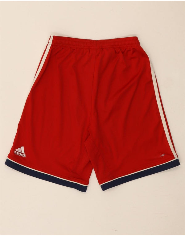 Спортивные шорты Adidas Boys Olympique Lyonnais 11-12 лет, красные цветные блоки