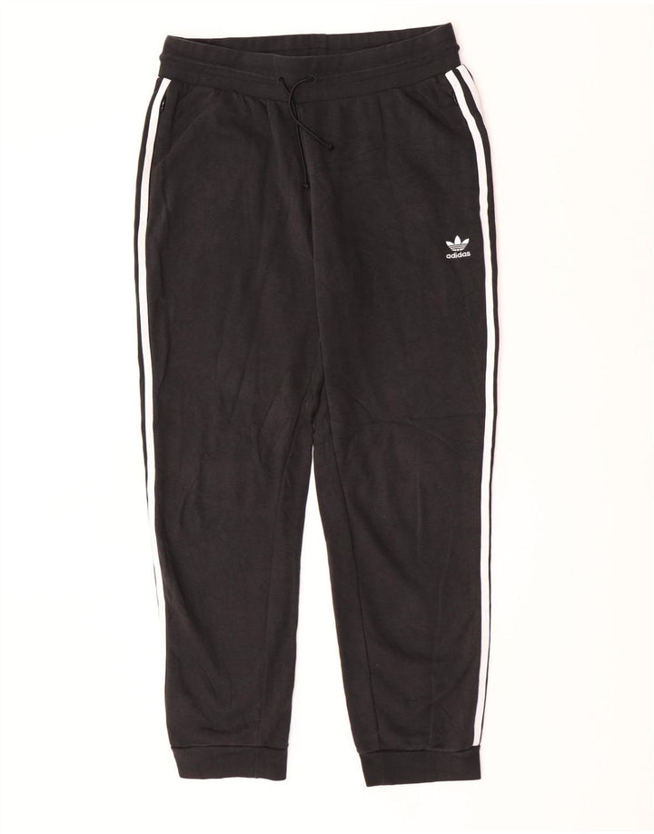 Мужские спортивные брюки Adidas Joggers среднего черного цвета из хлопка