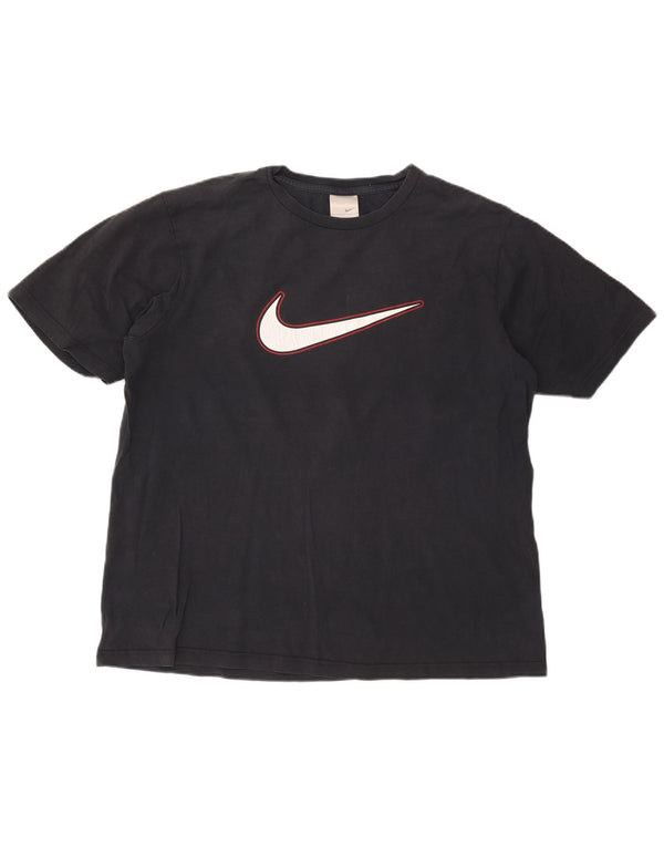 Мужская футболка с рисунком Nike Top 2XL, темно-синий, хлопок