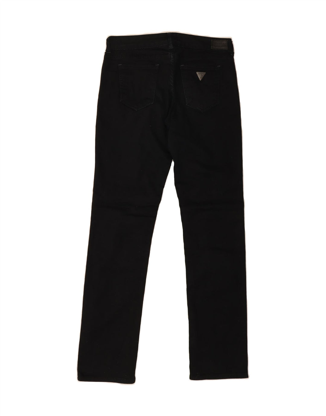 GUESS Womens Straight Jeans W30 L33 Black Cotton Vintage Guess and Second-Hand Guess from Messina Hembry 