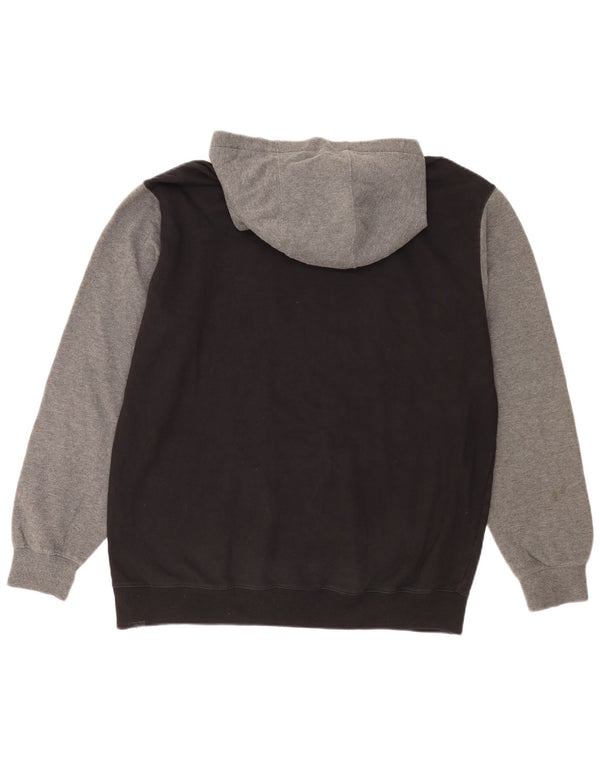 Мужской джемпер с капюшоном Volcom 2XL, черный, хлопок с цветными блоками