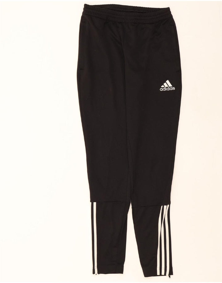 ADIDAS Mens Tracksuit Trousers Small  Black Polyester Vintage Adidas and Second-Hand Adidas from Messina Hembry 