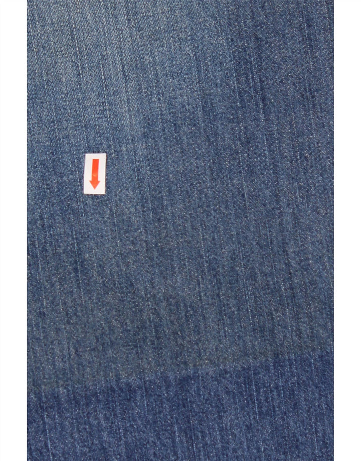 Женские свободные джинсы EDDIE BAUER с высокой талией, размер США 14, XL, W32, L29, синий хлопок