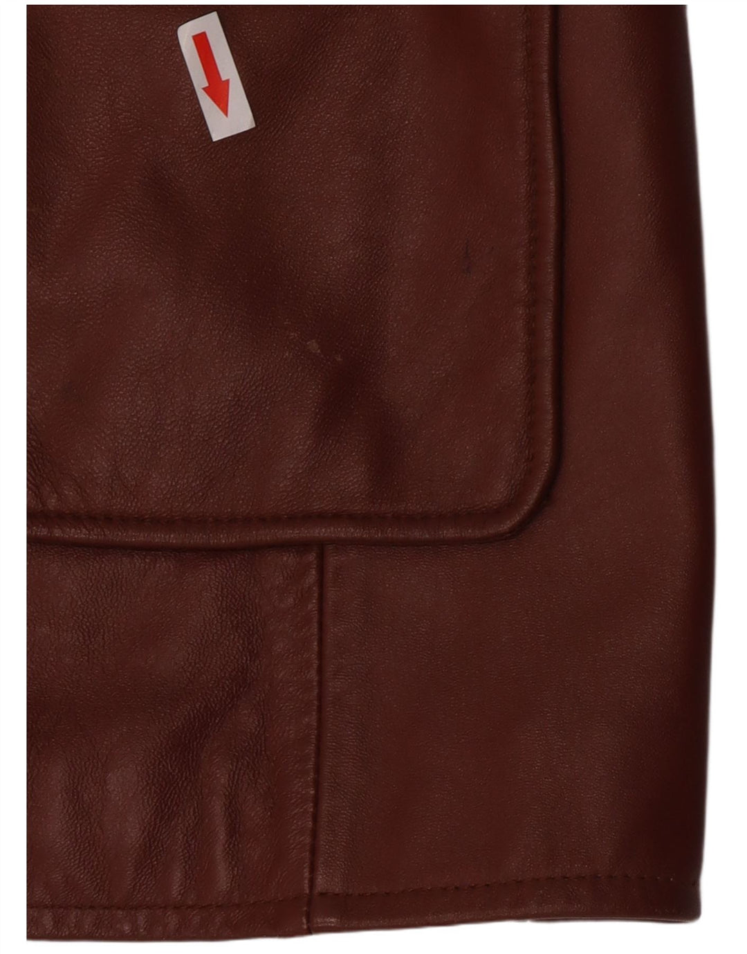 Классический женский кожаный пиджак с 3 пуговицами, Великобритания, 26, 5XL, коричневый кожаный