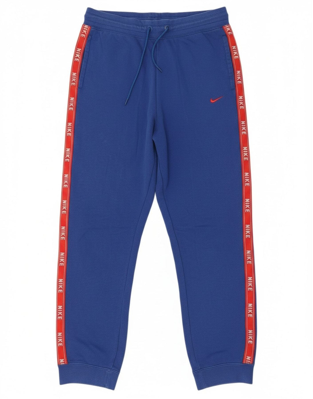 Мужские спортивные брюки Nike с графическим рисунком, джоггеры, средний синий, с цветными блоками