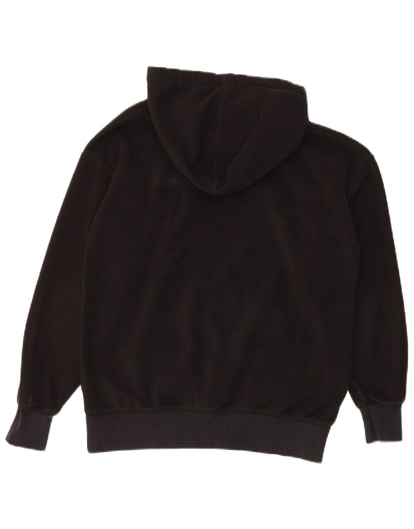 Женский флисовый джемпер с капюшоном и графикой Champion UK 10, маленький черный