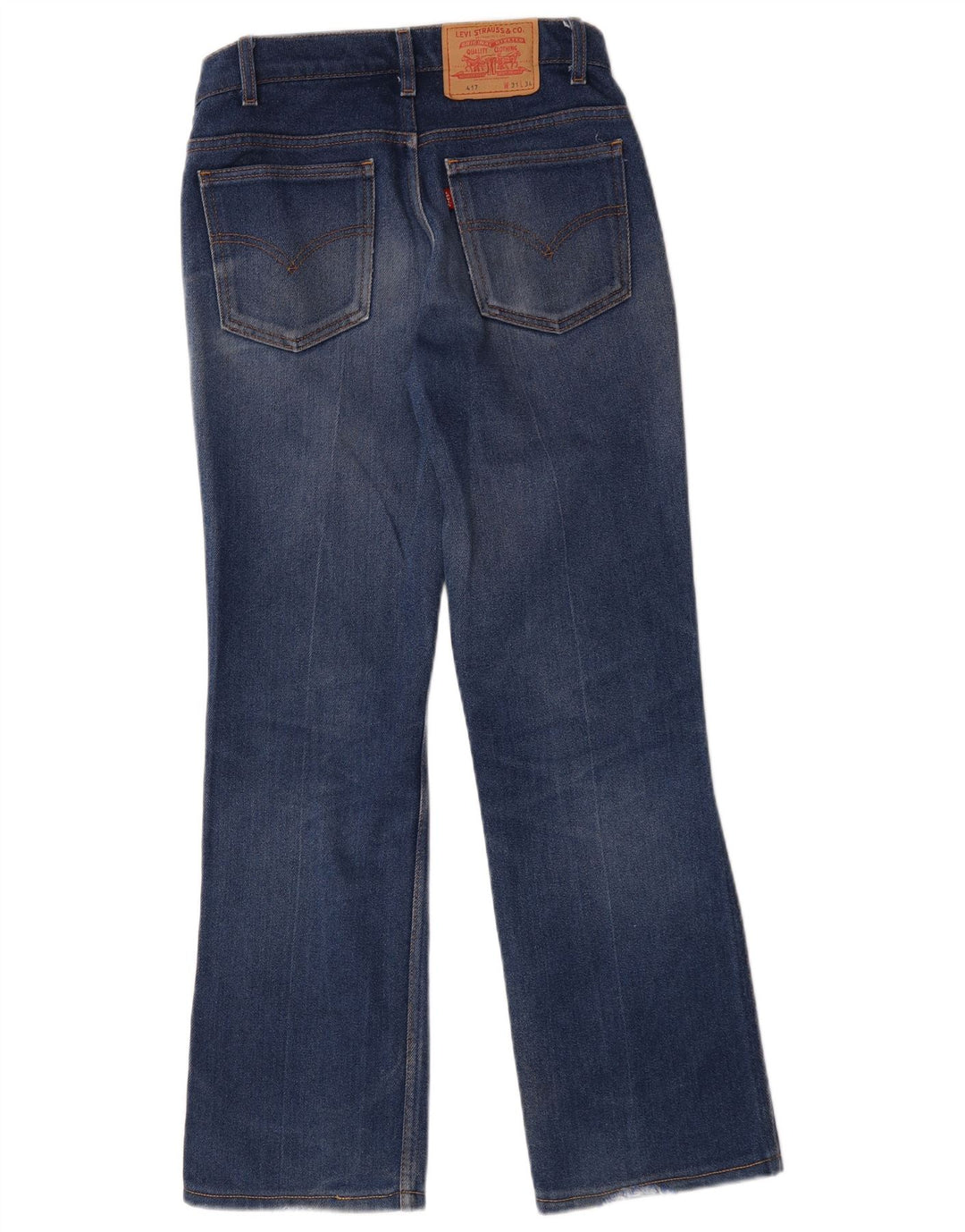 Мужские прямые джинсы Levi's 417 W31 L28 синие, хлопок