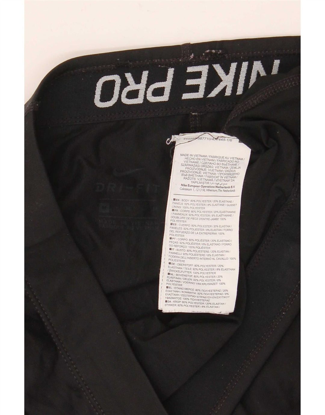 Женские леггинсы Nike Slim Fit UK 14, средний черный полиэстер, спортивные