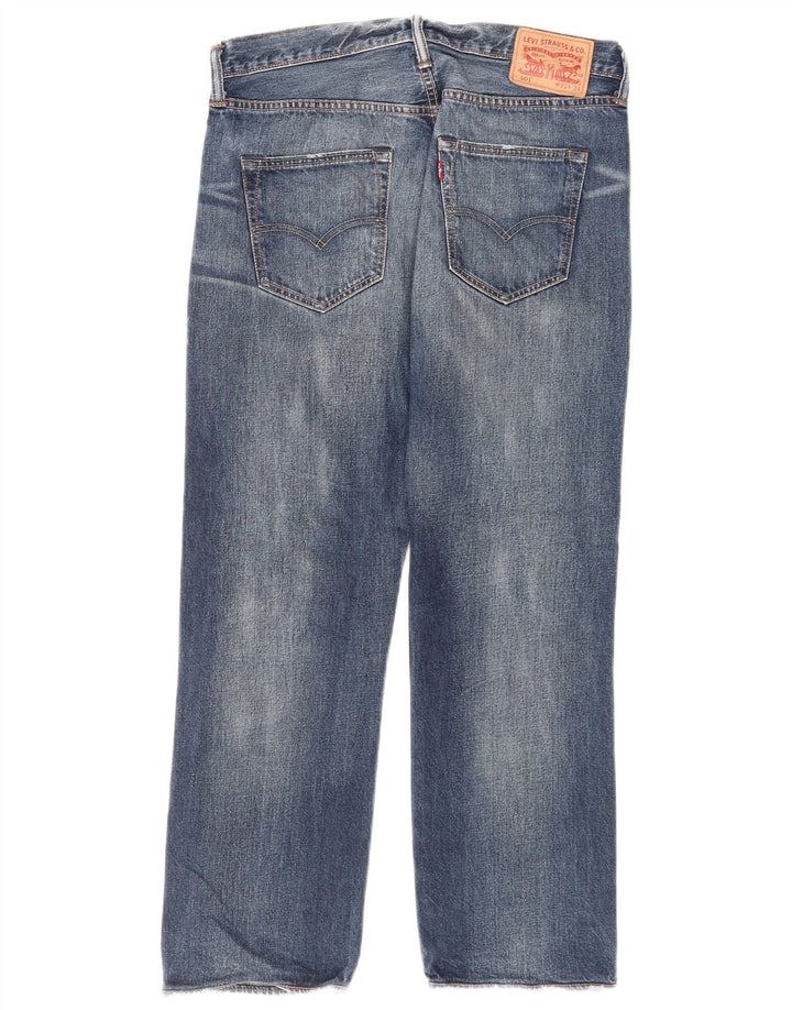 Мужские прямые джинсы Levi's 501 W33 L27 синие, хлопок