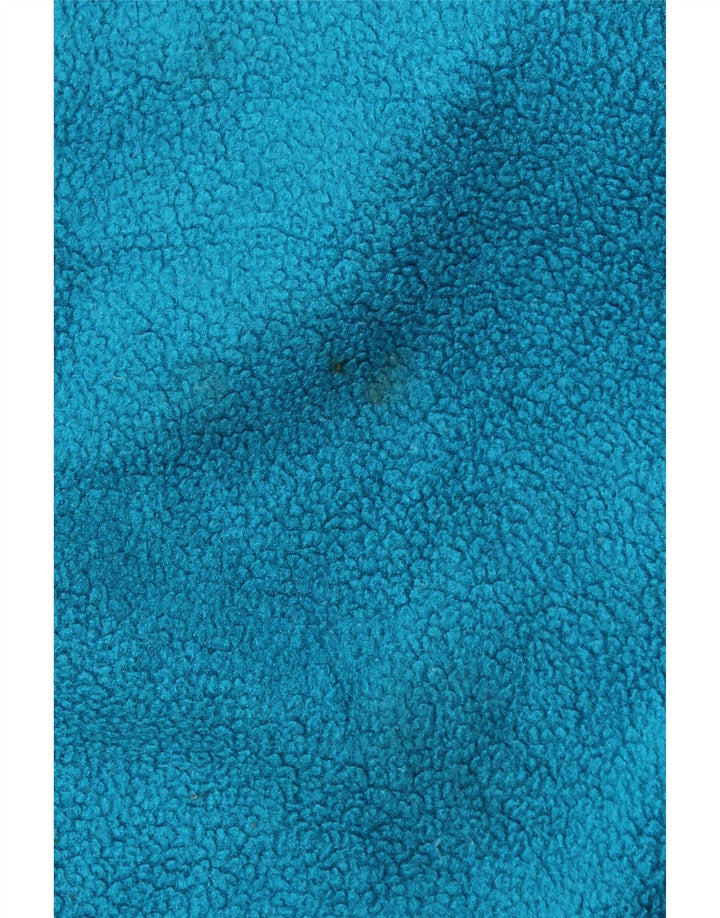 SALEWA Мужской флисовый джемпер Polartec с воротником на молнии XL, синий полиэстер с цветными блоками